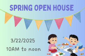 Read more about the article Spring 2025 Open House on Saturday, March 22